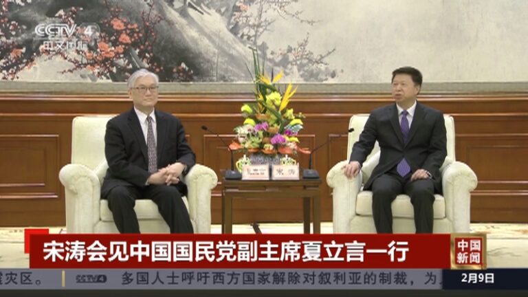 國民黨副主席夏立言訪陸  今晚上海會見國台辦主任宋濤