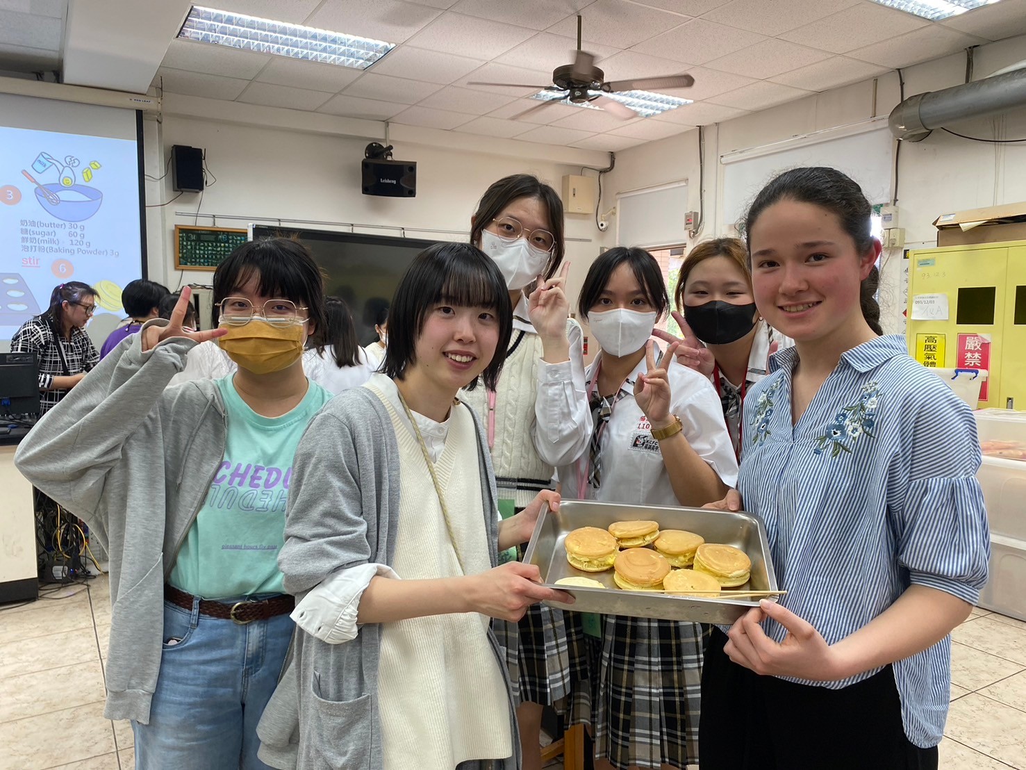 體驗台灣傳統紅豆餅、中式湯圓製作 日本長野高中師生高雄跨越國際文化交流