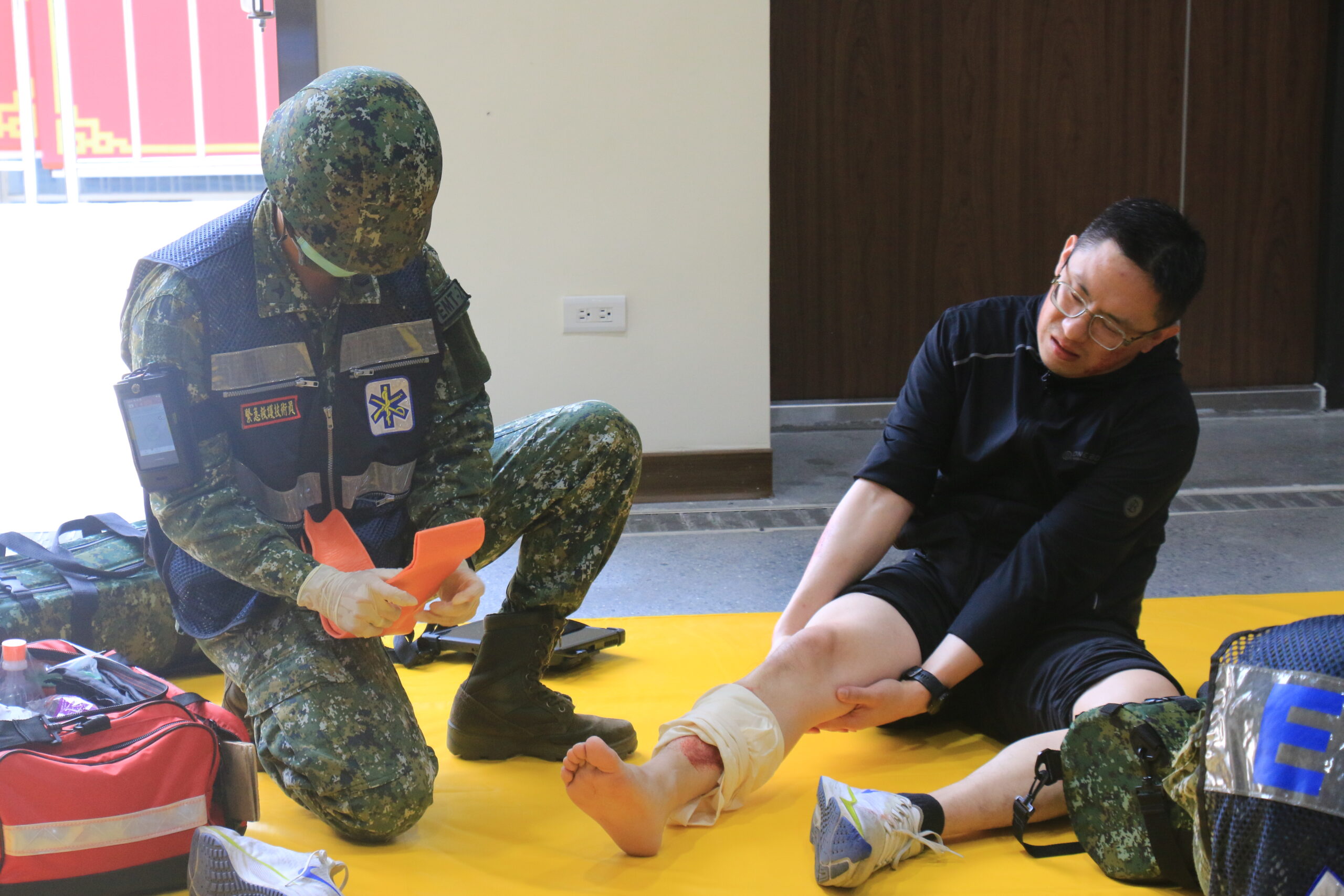 国军卫勤训练中心的战术战伤及灾难事故救护训练全面大升级强化灾难事故救护与战伤救护 